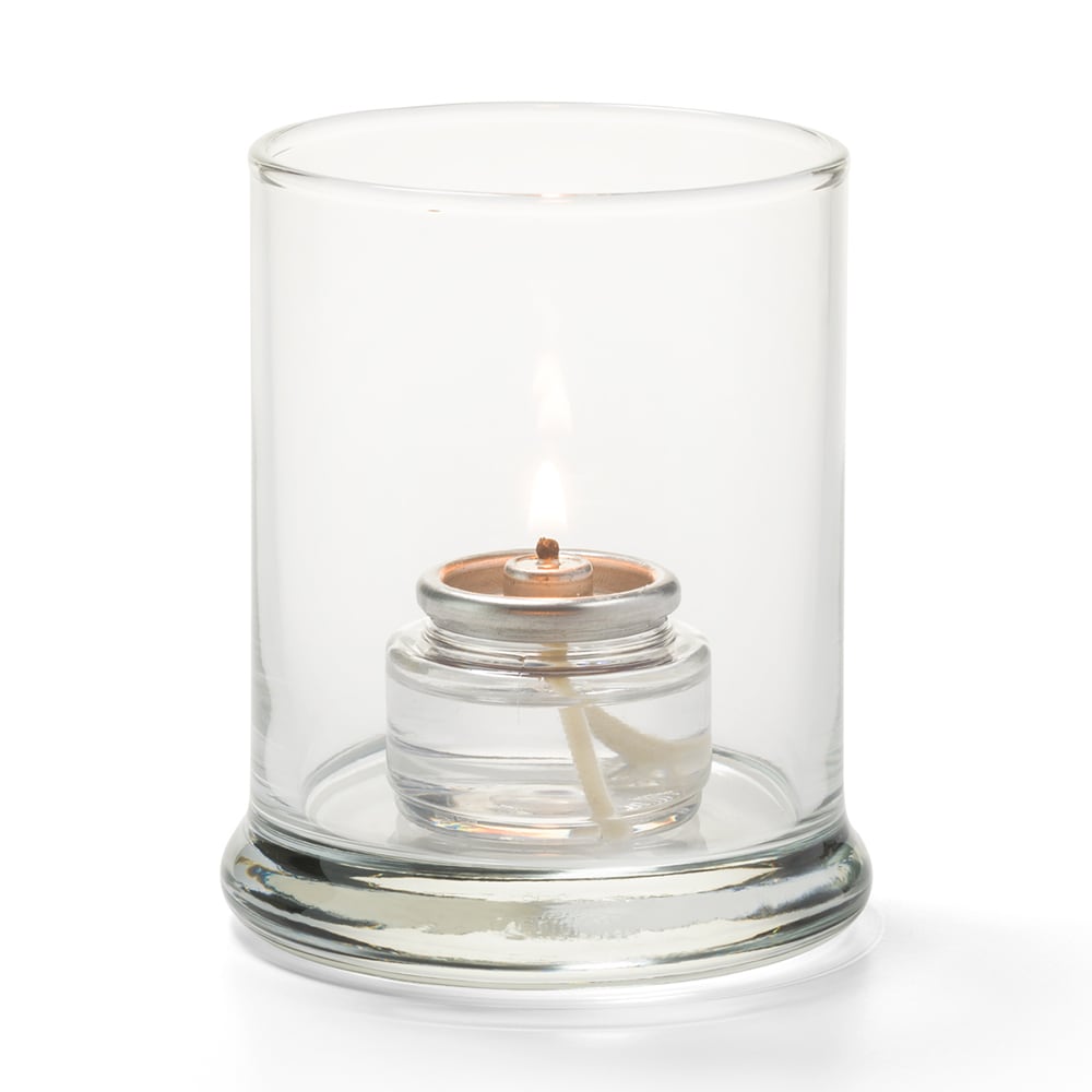 461-6147C Votive Lamp w/ Column Style for HD15, HD12 & HD8, 3 x 3 9/16", Glass, Clear