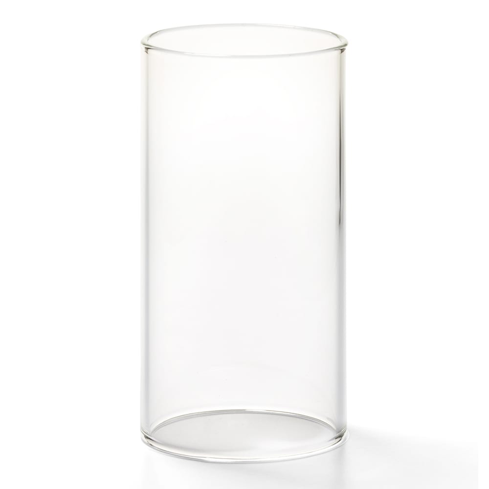 461-73C Tall Cylinder Globe, 4 19/30 x 2 7/16", Glass, Clear