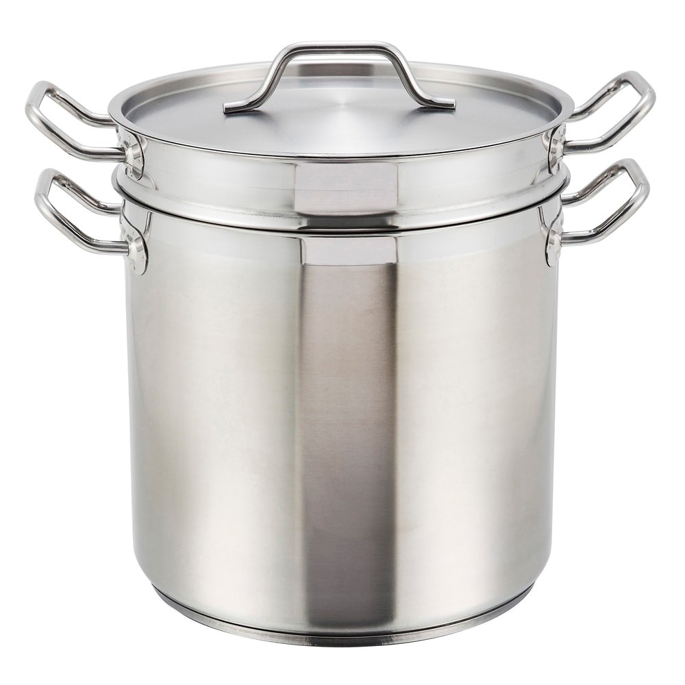 080-SSDB8 9 1/2" Stainless Steel Double Boiler w/ 8 qt Capacity