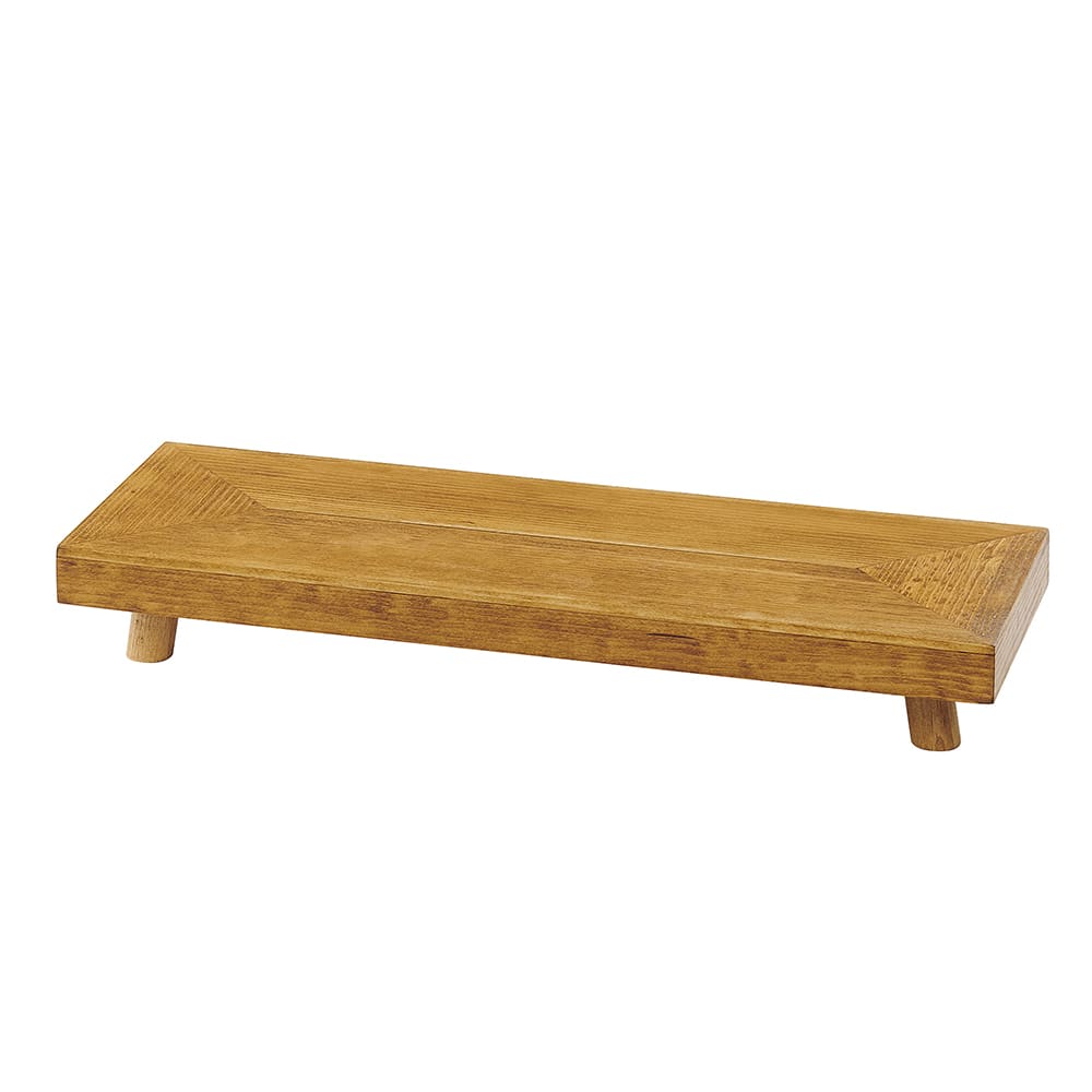 151-22029399 Rectangular Madera Riser - 20"L x 7"W x 3"H, Reclaimed Wood