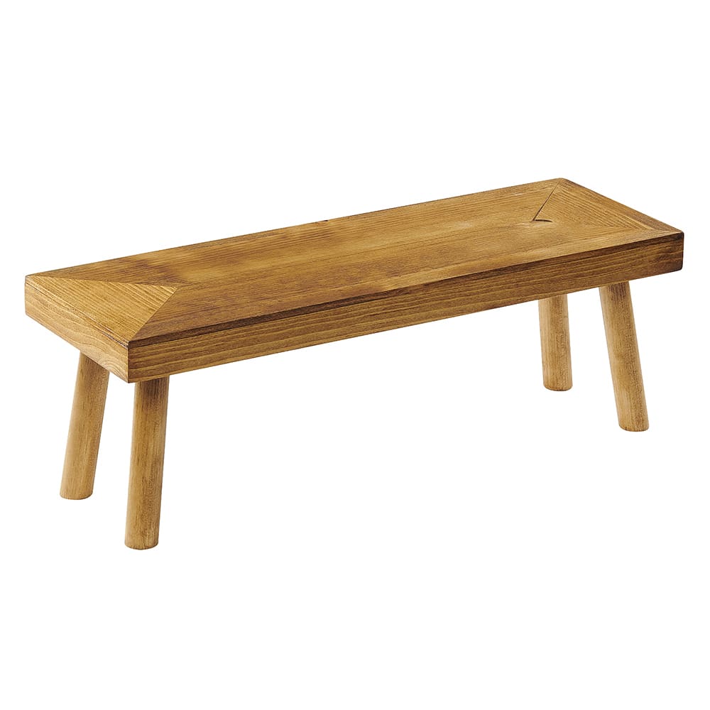 151-22029799 Rectangular Madera Riser - 20"L x 7"W x 7"H, Reclaimed Wood