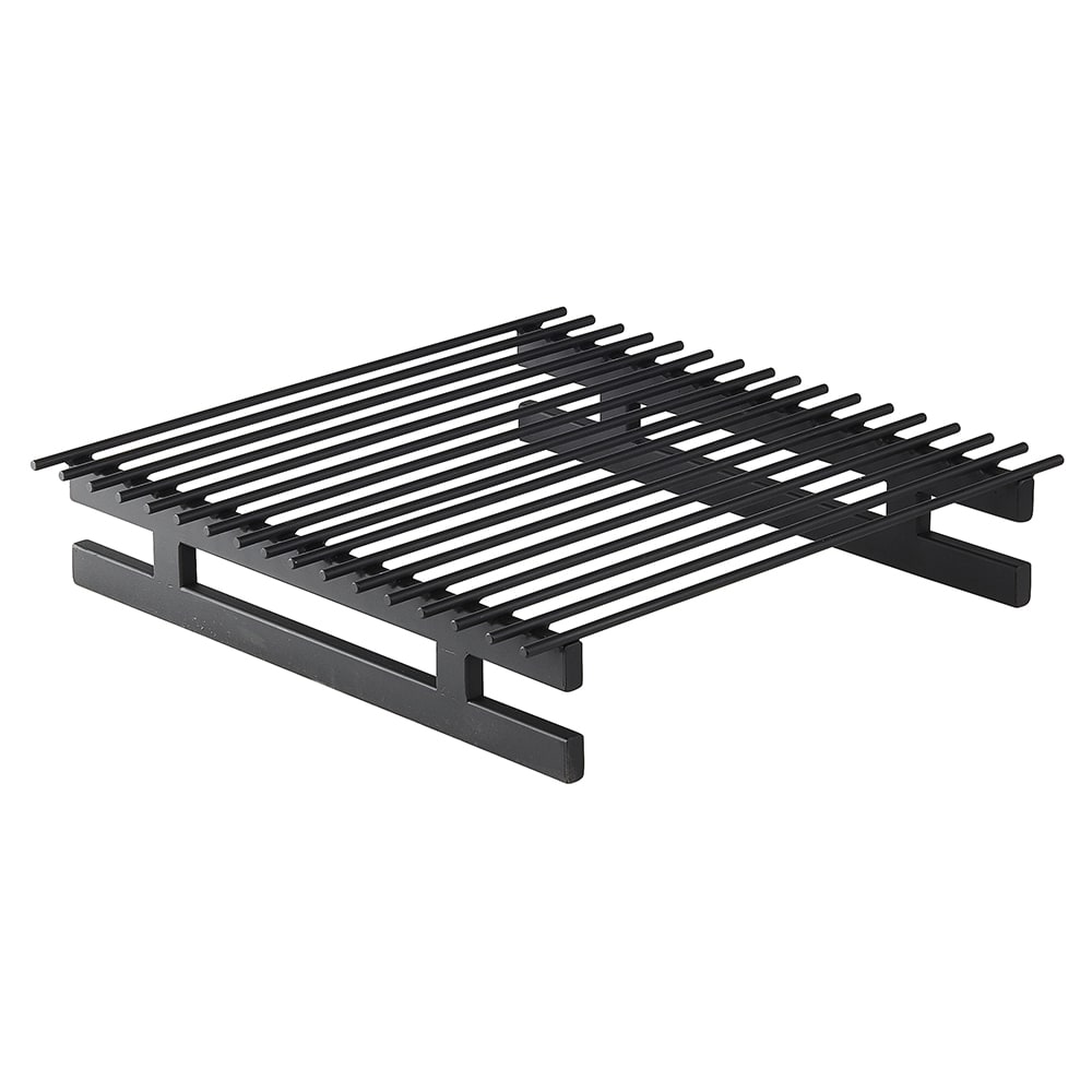 151-22053313 16" Square Deli Riser - 3 1/4"H, Steel, Black