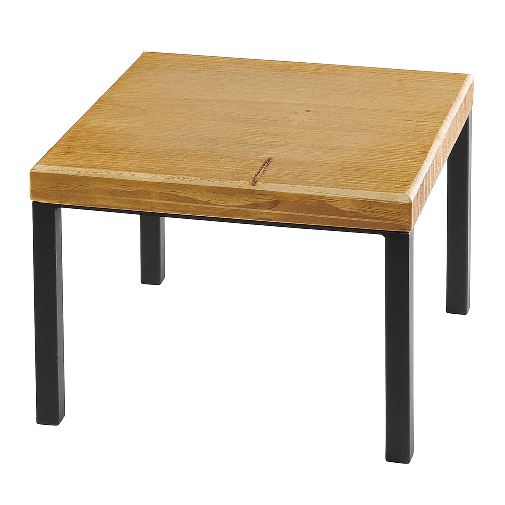 151-22065999 12" Square Madera Riser - 9"H, Reclaimed Wood