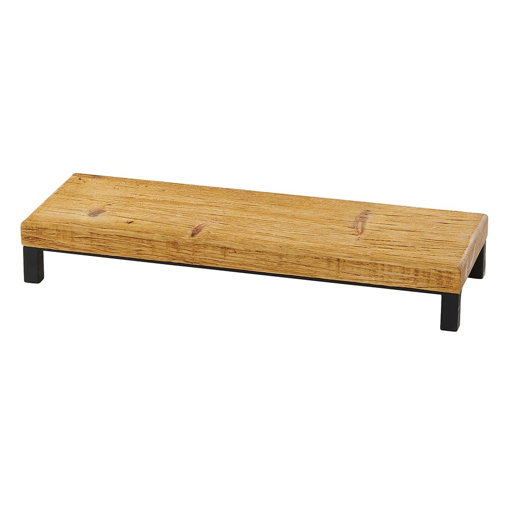 151-22066399 Rectangular Madera Riser - 20"L x 7"W x 3"H, Reclaimed Wood