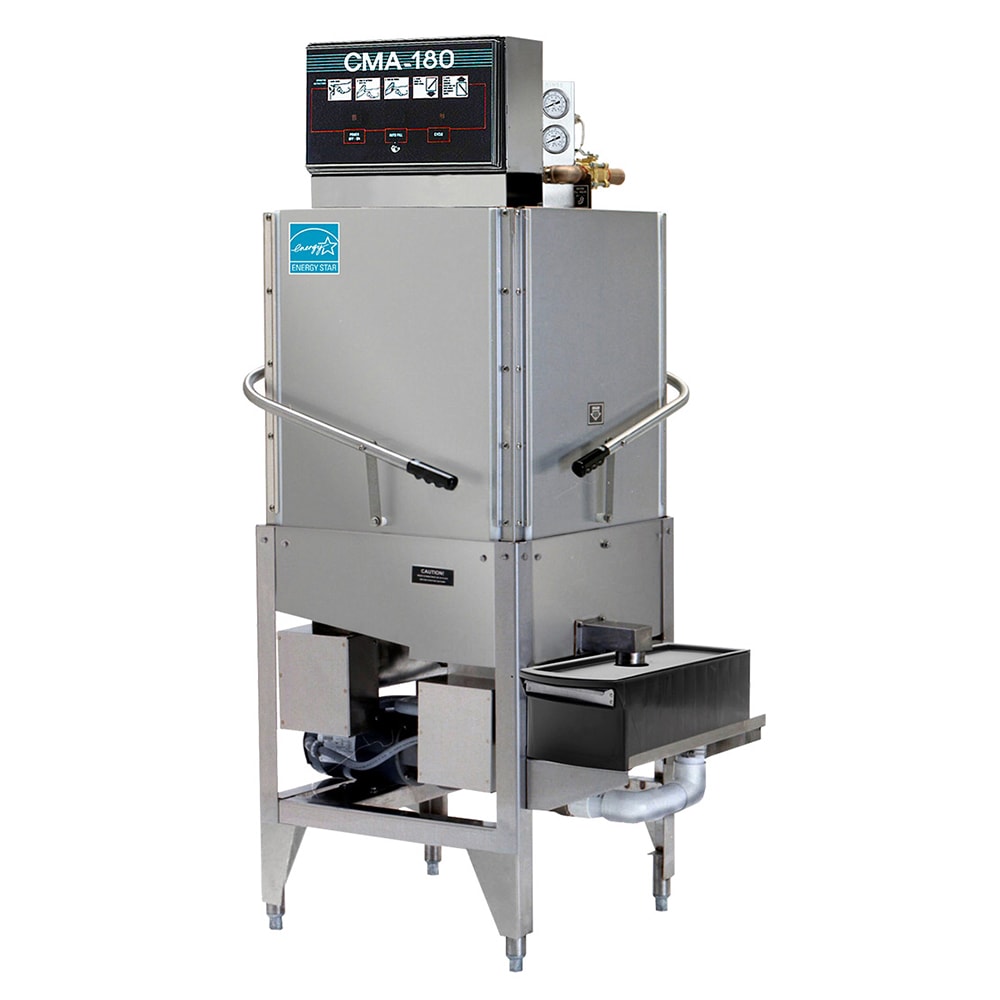 527-CMA180TBC2401 High Temp Door Type Dishwasher w/ 60 Racks/hr Capacity, Built-in Booster, 240v/...