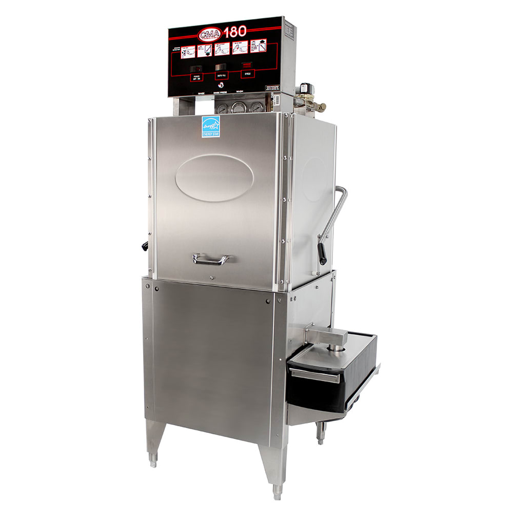 527-CMA180TS2081 High Temp Door Type Dishwasher w/ 60 Racks/hr Capacity, 208v/1ph