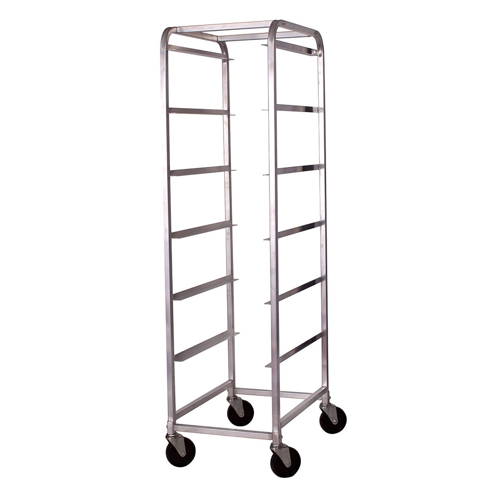 080-ABBC6 6 Tier Bus Cart - 18 5/8"W x 26"D x 70 1/4"H, Aluminum