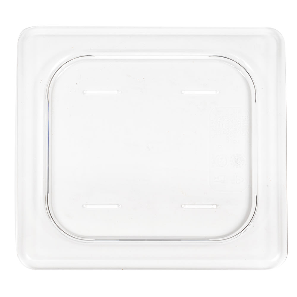 Vigor 1/2 Size Clear Polycarbonate Food Pan Lid with Handle