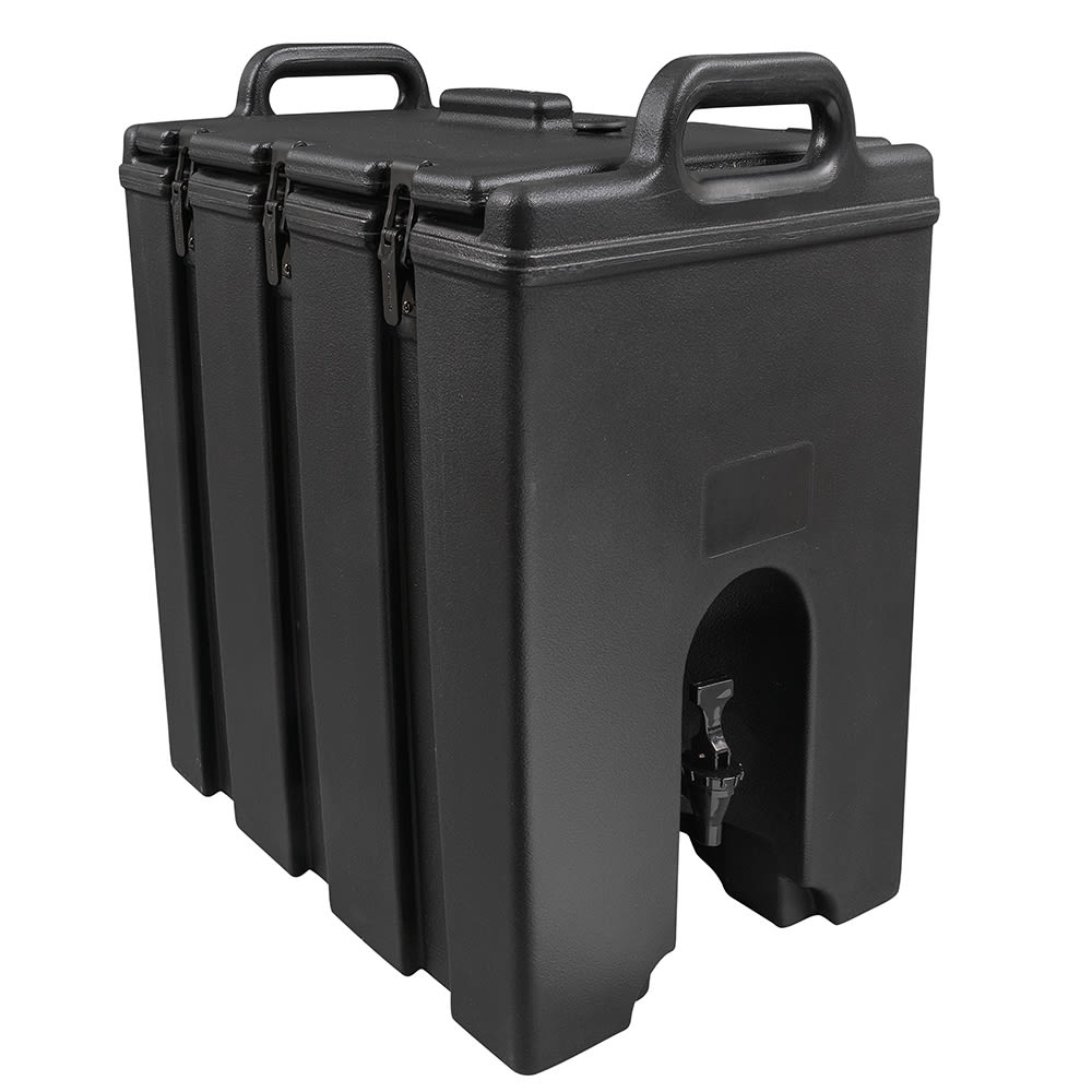 144-1000LCD110 11 3/4 gal Camtainer® Insulated Beverage Dispenser, Black