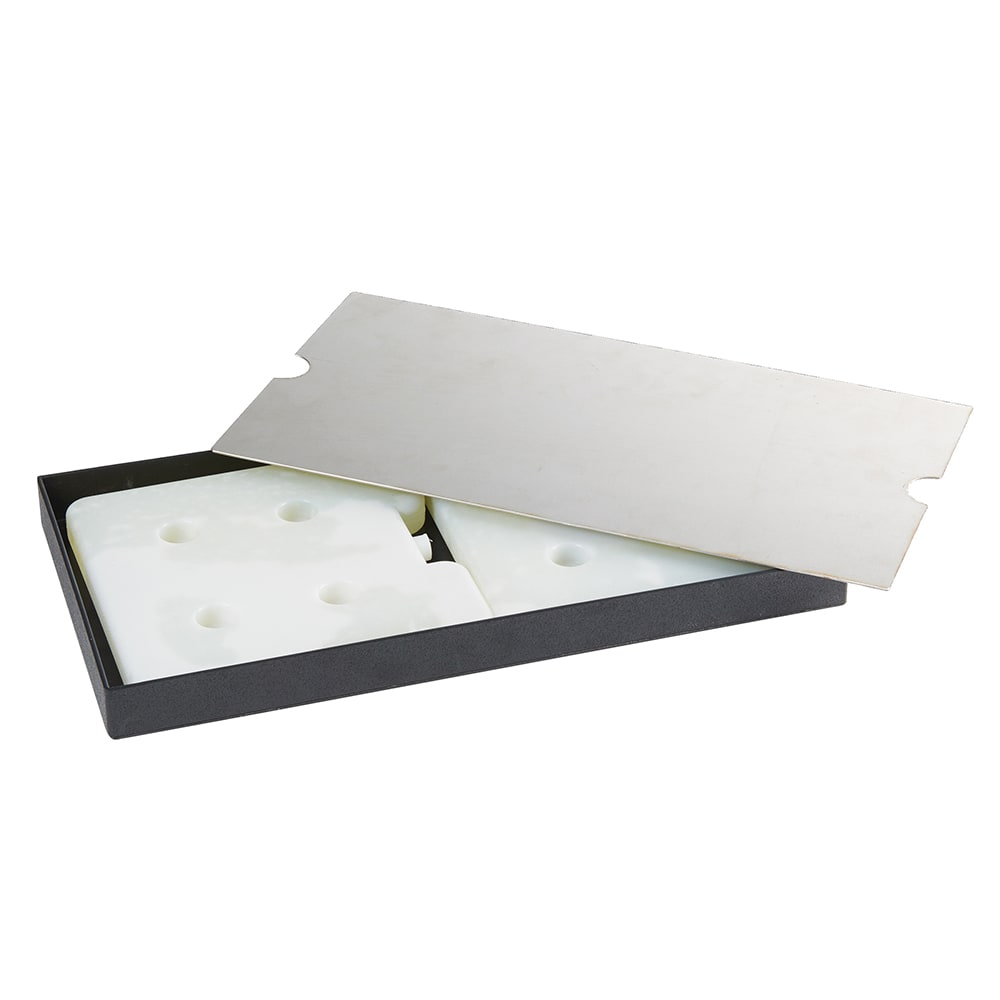151-22071 Cold Concept Plate Set - 16 3/4"W x 8 3/4"D, Stainless Steel