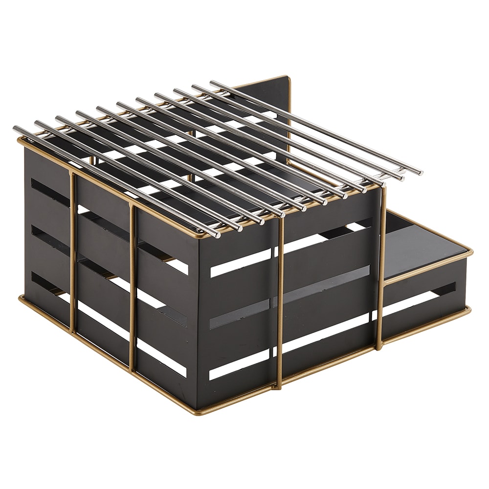 151-2208990 Butane Stove Frame - 14 1/4"W x 13"D x 7 1/4"H, Steel, Black