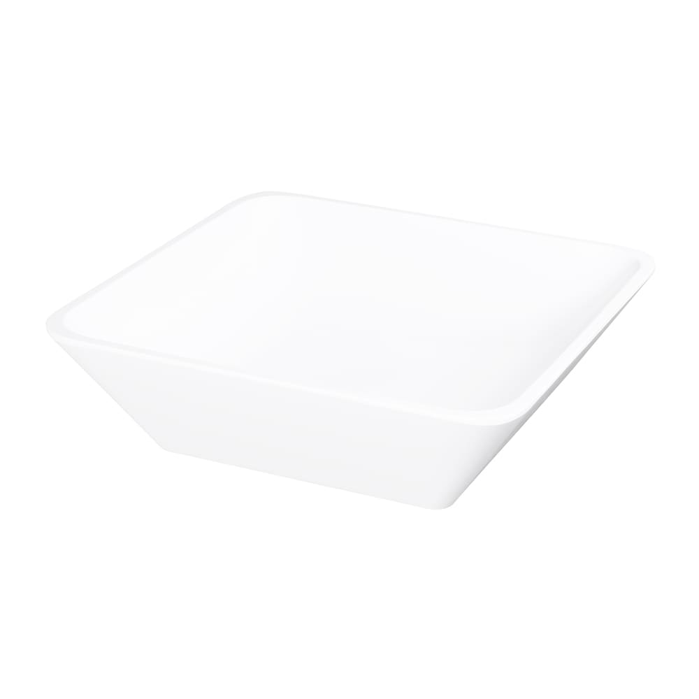 701-M10SQNW 72 oz Square Melamine Serving Bowl, Display White