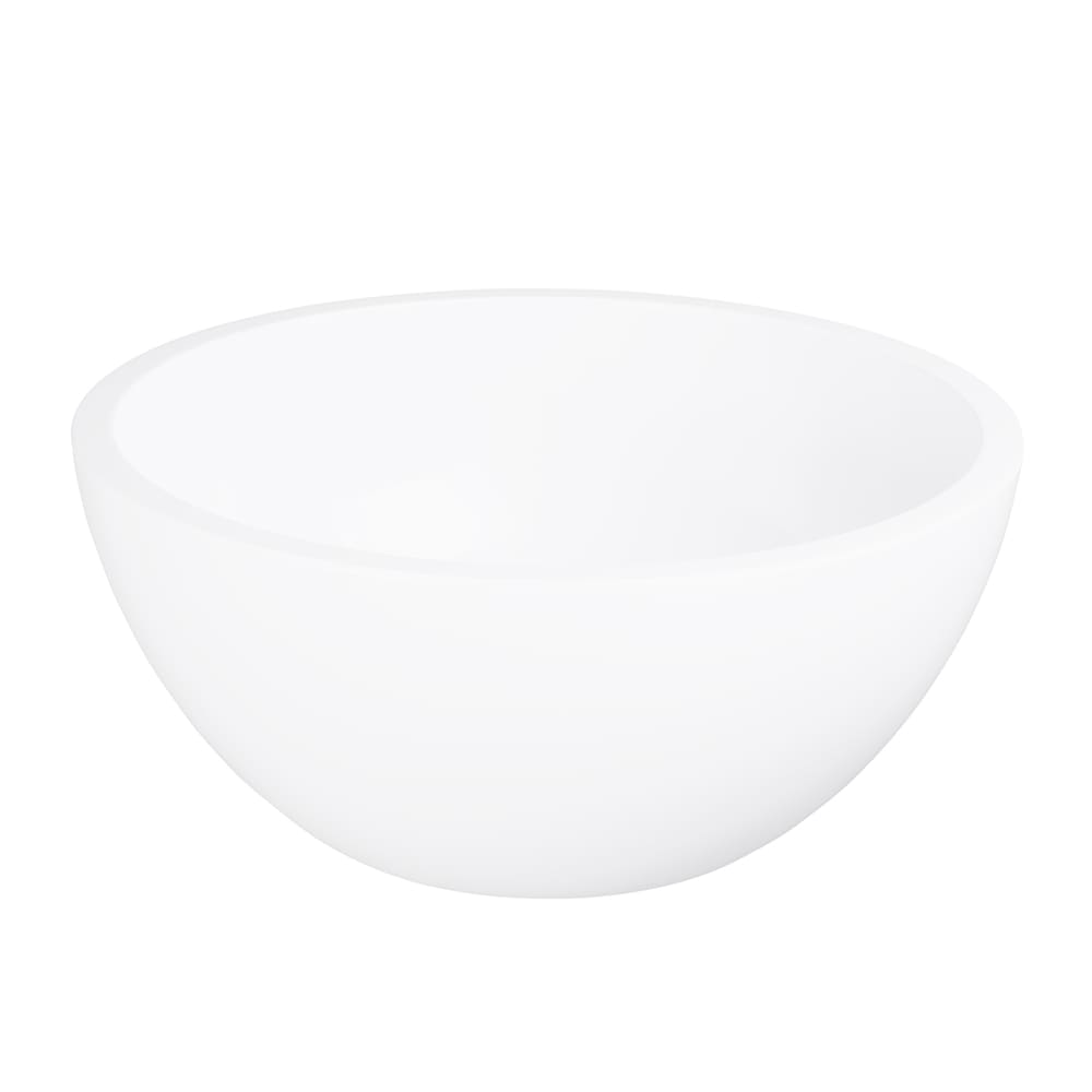 701-M1225R5NW 6 3/4 qt Round Melamine Serving Bowl, Display White