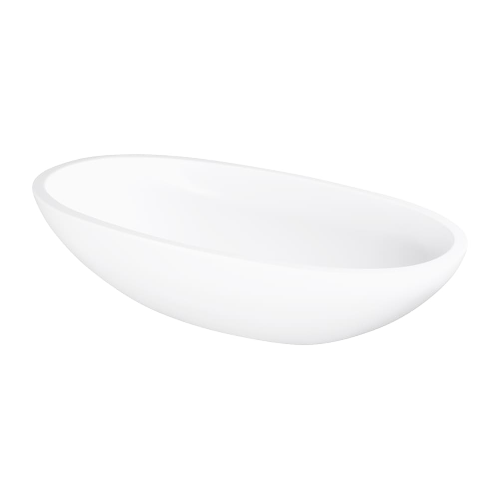 701-M157OVNW 96 oz Oval Melamine Serving Bowl, Display White