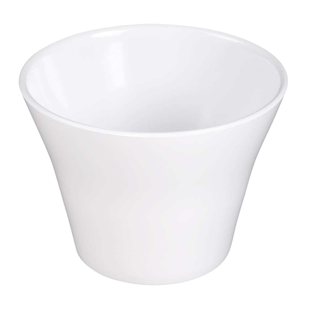 701-MC32W 32 oz Crock - 5 3/4" Round, Melamine, White