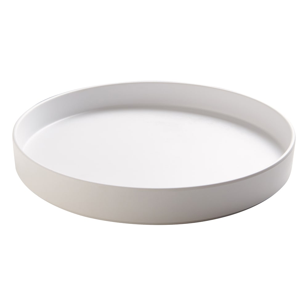 151-220171015 10" Round Melamine Plate, White