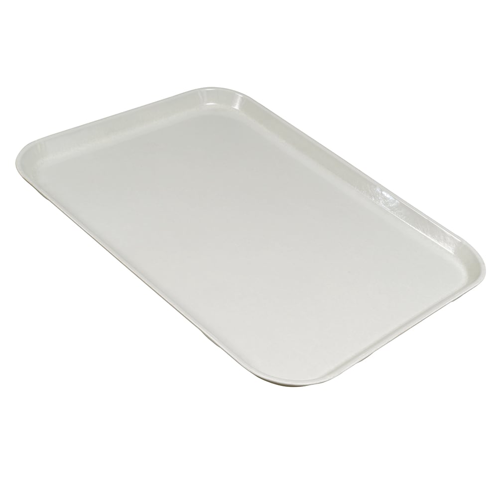 144-1520101 Fiberglass Camtray® Cafeteria Tray - 20 1/4"L x 15"W, Antique Parchment