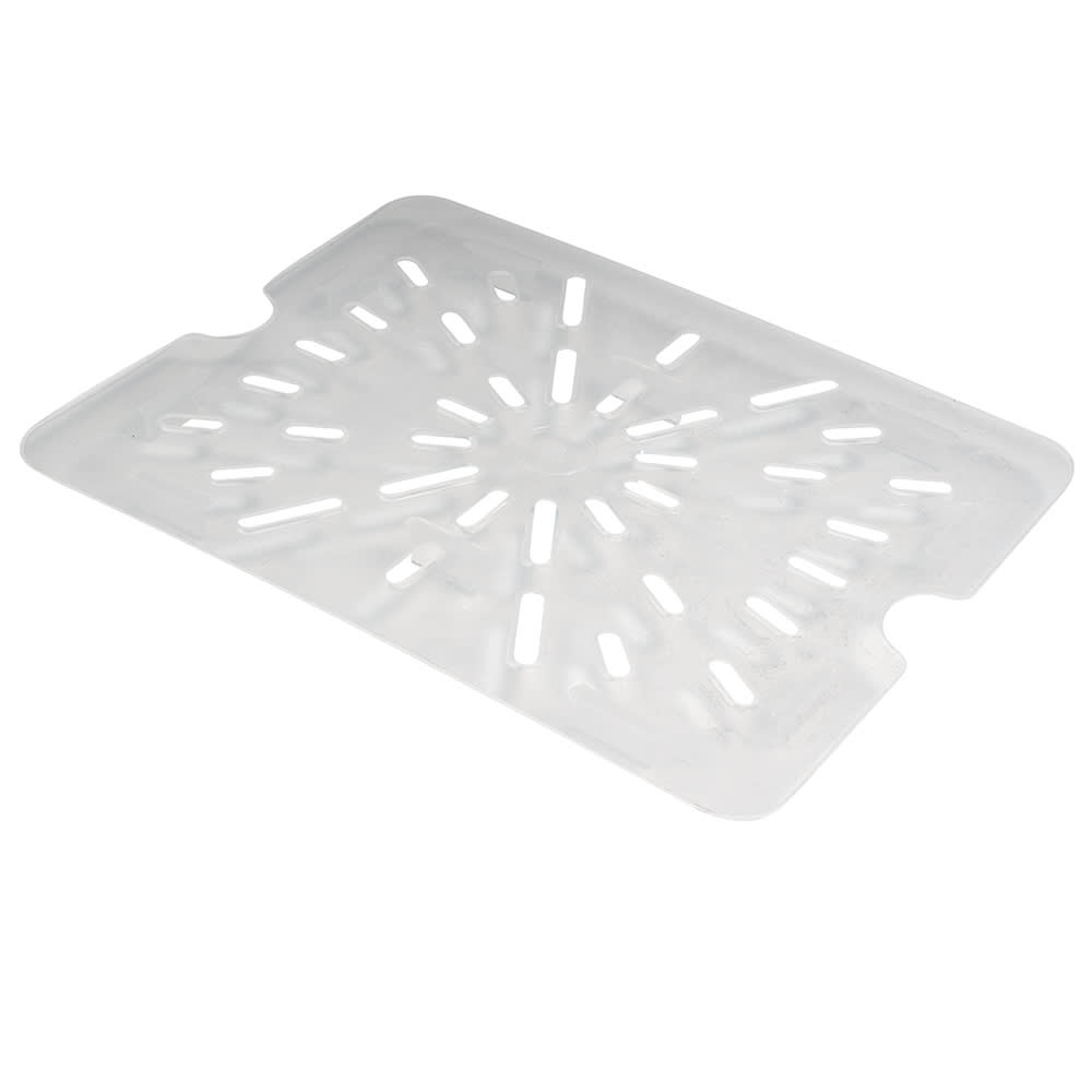 144-20PPD190 Food Pan Drain Shelf - Half Size, Translucent
