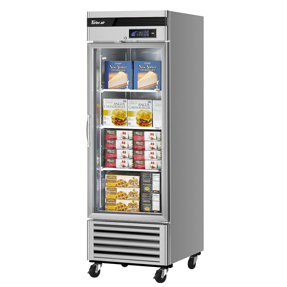 083-TSF23GSDN 27" Super Deluxe One Section Reach In Freezer, (1) Right Hinge Glass Door, 115...