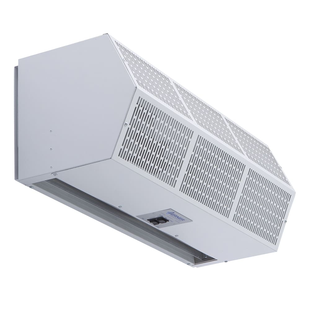 Berner CHD10-2108E 108" Heated Air Curtain - (3) Speeds, White, 208v/1ph
