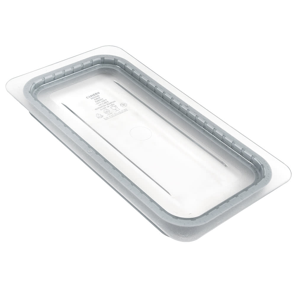 144-30CWGL135 GripLid Food Pan Cover - 1/3 Size, Clear