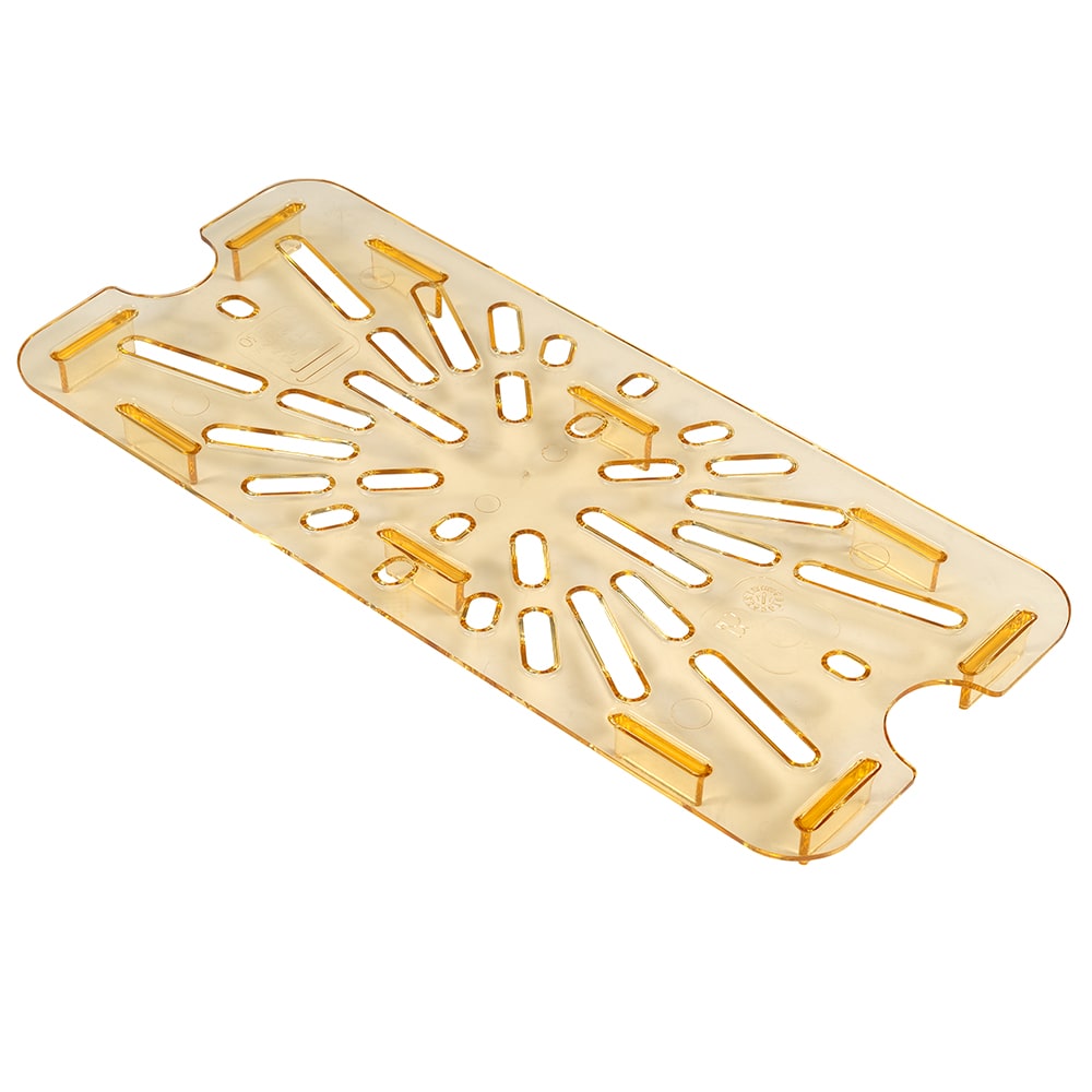 144-30HPD150 H-Pan Drain Shelf - 1/3 Size, Amber