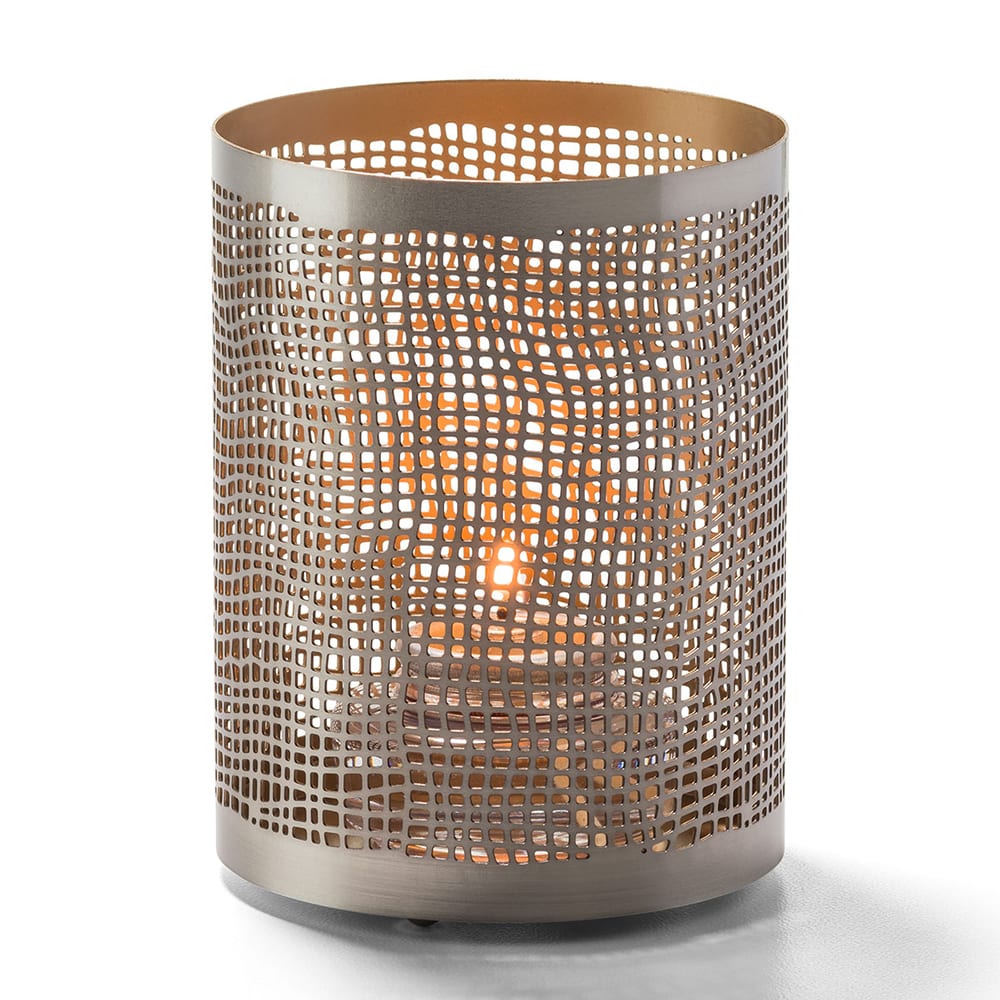 461-6417 Chantilly™ Votive Lamp for HD12, HD17, & HD26 - 3 1/8"D x 4"H, Pewter &amp...