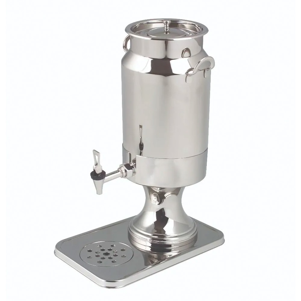 Spring USA 2528-6/5 5 1/4 qt Milk Dispenser w/ Ice Tube, Stainless Steel