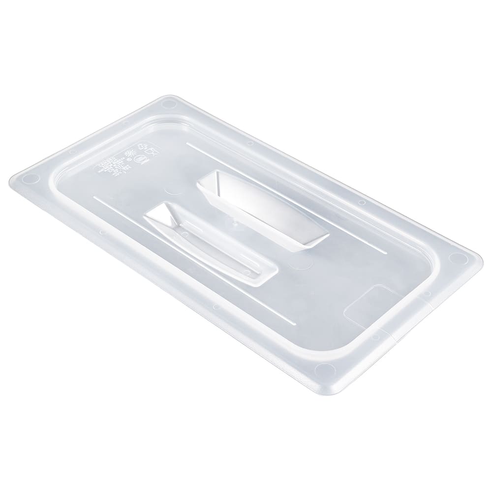 144-30PPCH190 1/3 Size Food Pan Cover w/ Handle, Polypropylene, Translucent