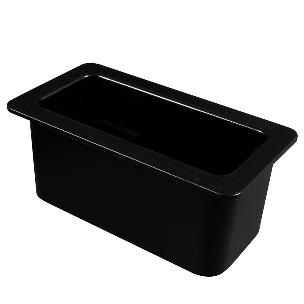 144-36CF110 ColdFest Food Pan - 1/3 Size, 6"D, Black