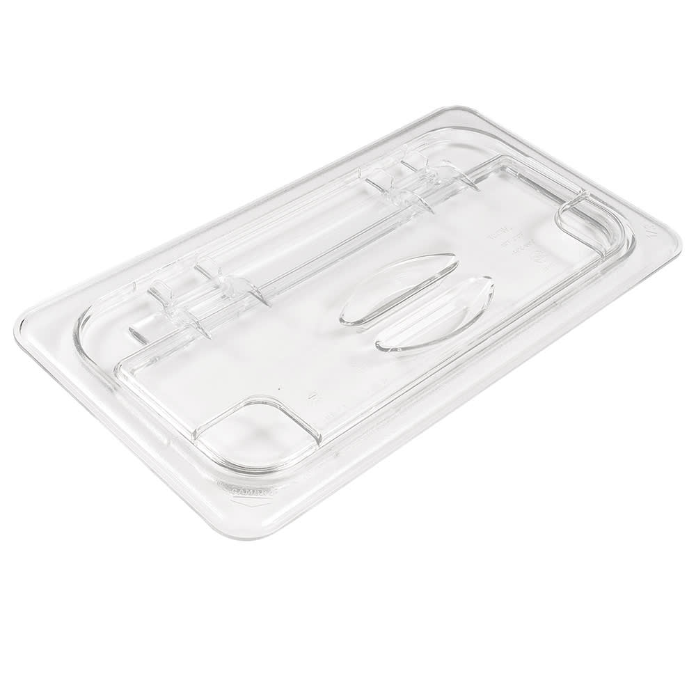 144-30CWL135 FlipLid Food Pan Cover - 1/3 Size, Hinged, Clear