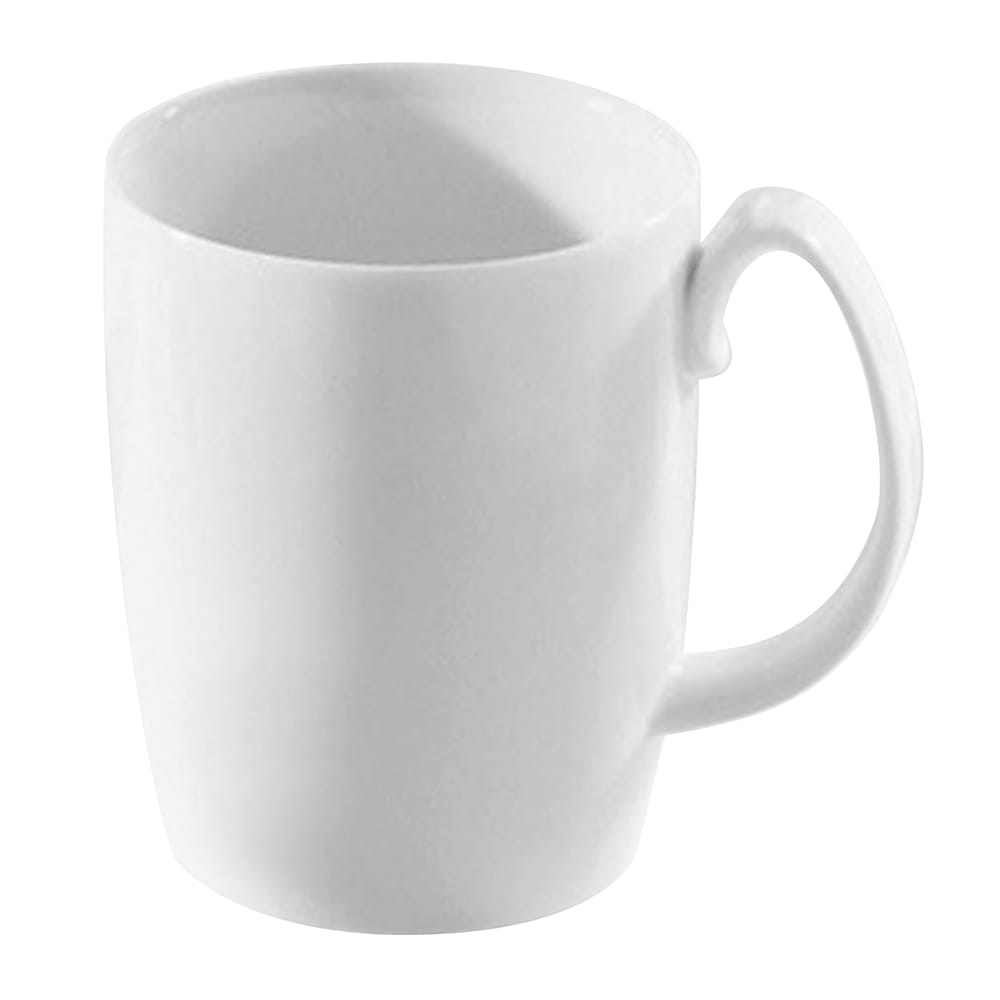 861-AUR100 12 oz Aurora Barrel Mug - Porcelain, White