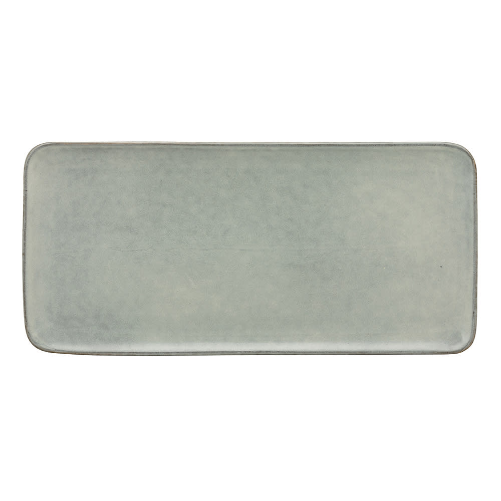 861-FRZ13RECBLU 13" x 6" Rectangular Firenza Platter - Porcelain, Blue