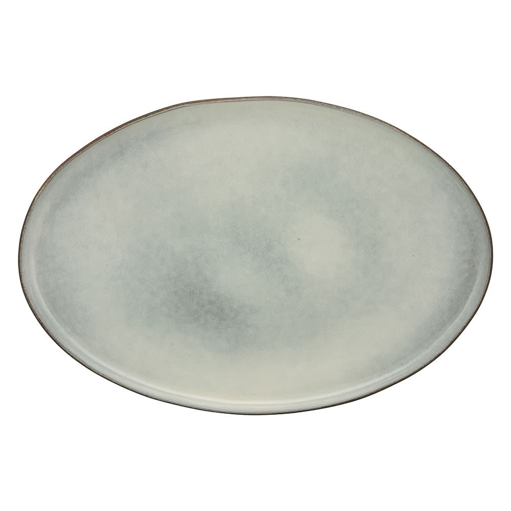 861-FRZ16OVBLU 15 3/5" Oval Firenza Platter - Porcelain, Blue