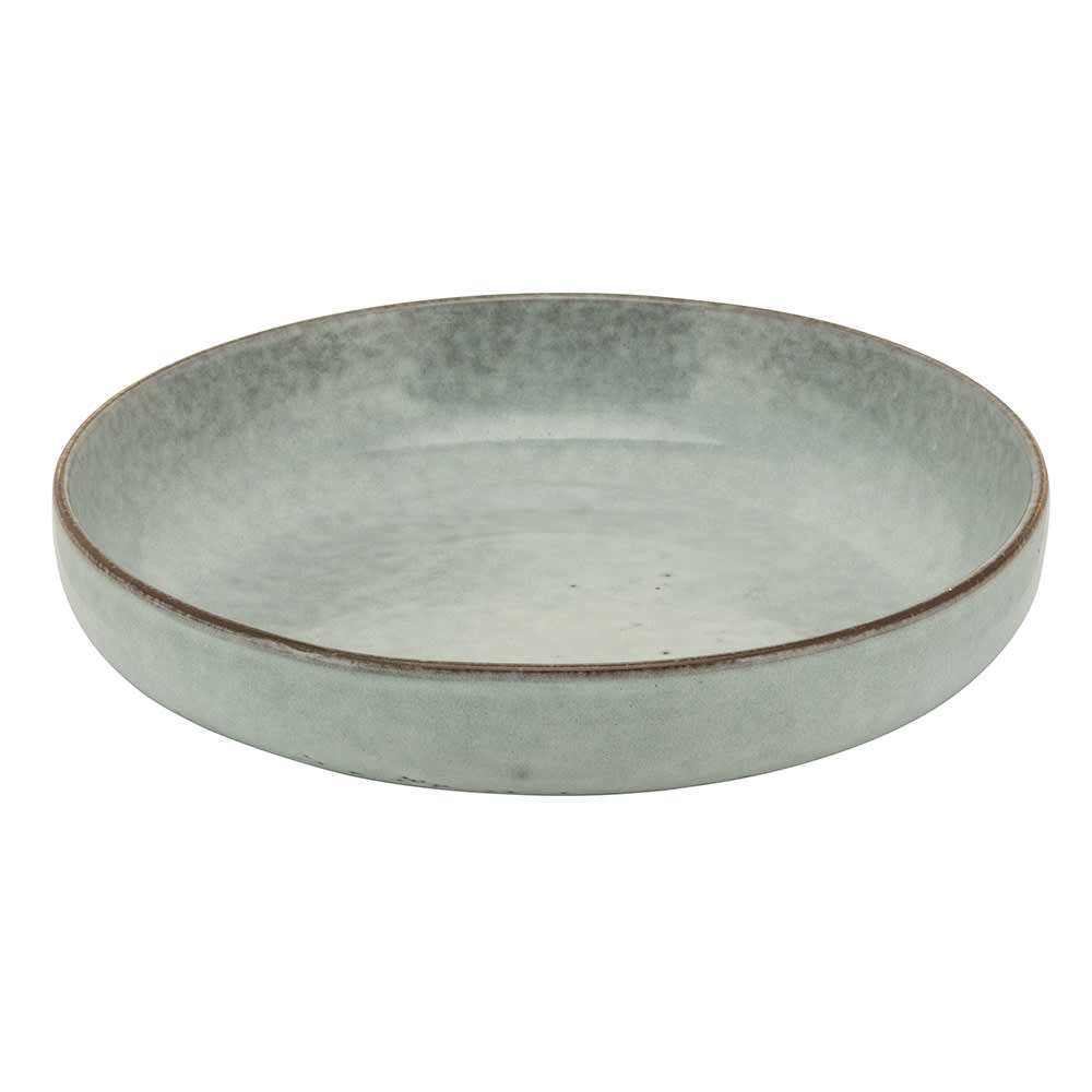 861-FRZ9DPPLTBG 8 1/2" Round Firenza Plate - Porcelain, Beige