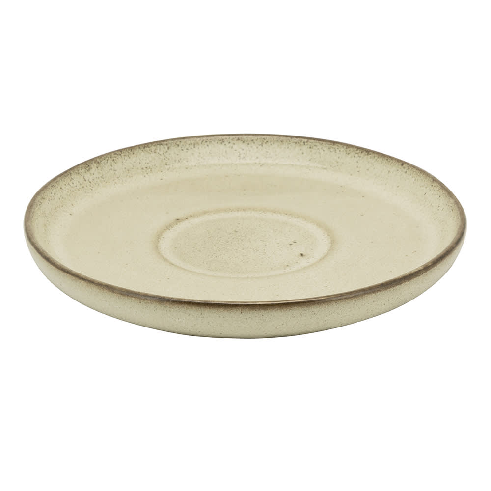 861-FRZ9SBG 5" Round Firenza Saucer - Porcelain, Beige