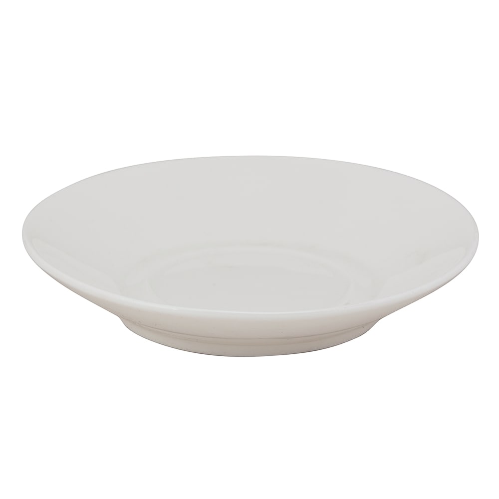861-RPM428S 4 15/16" Round Ricard Espresso Saucer - Porcelain, White