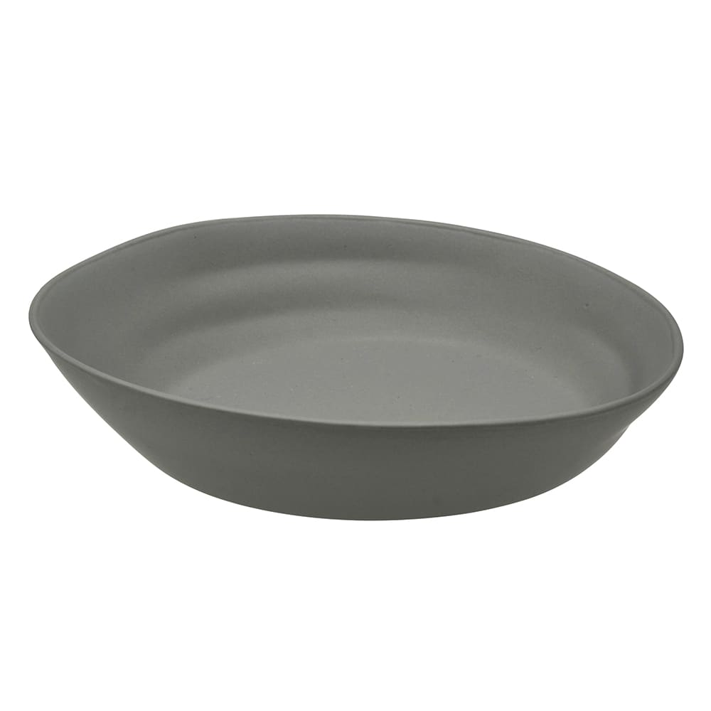 861-RPPLEGREYSOUP 10 oz Round Matte Wave Soup Bowl - Ceramic, Gray
