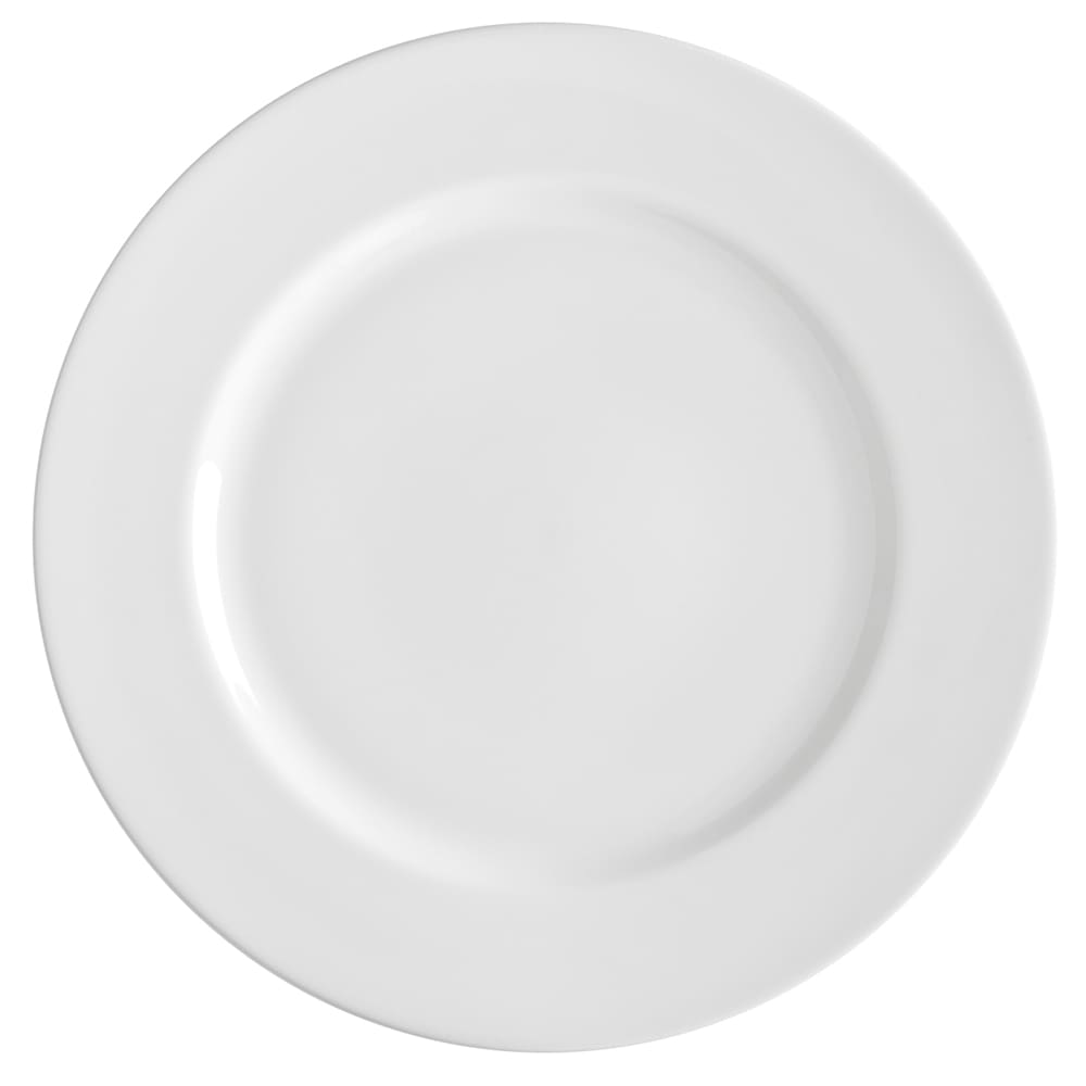861-RW0001 10 3/4" Round Dinner Plate - Porcelain, Royal White