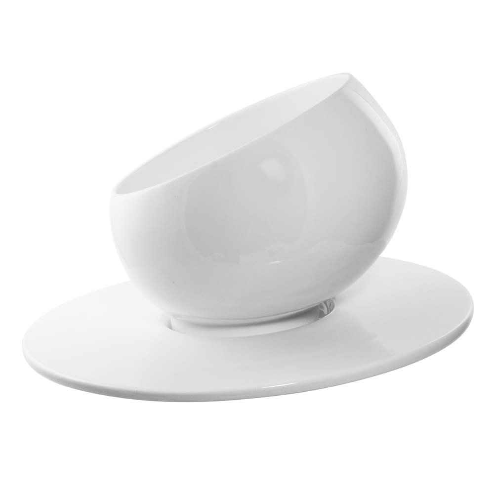 861-WTR10RDPLT 10" Round Whittier Plate - Porcelain, White