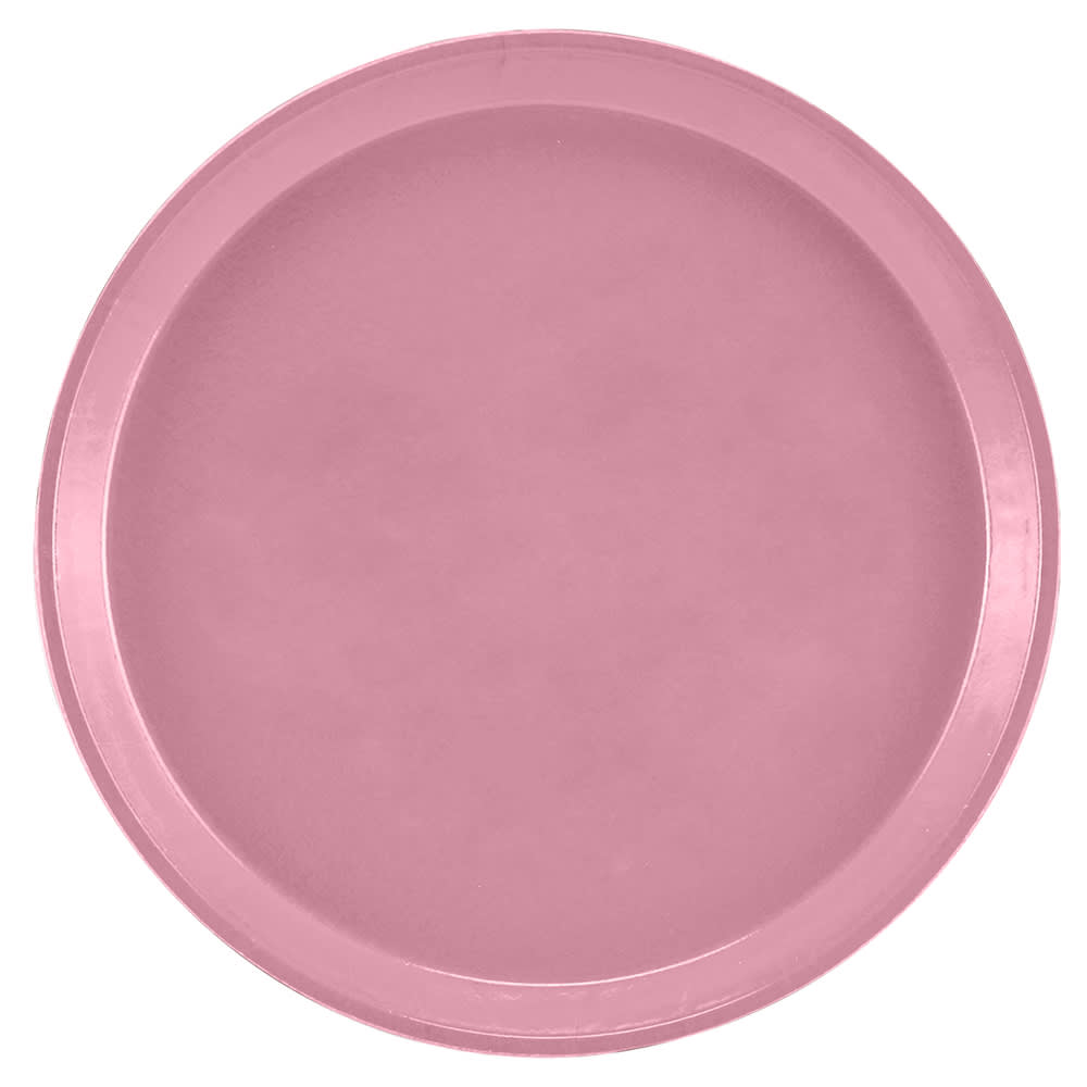 144-1100409 11" Round Serving Camtray -  Fiberglass, Blush