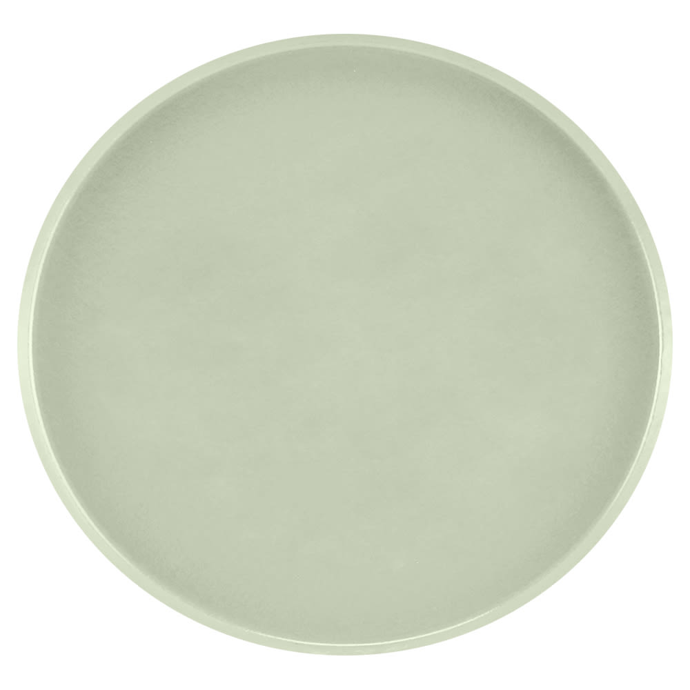 144-1550429 16" Round Serving Camtray - Low-Profile, Fiberglass, Key Lime
