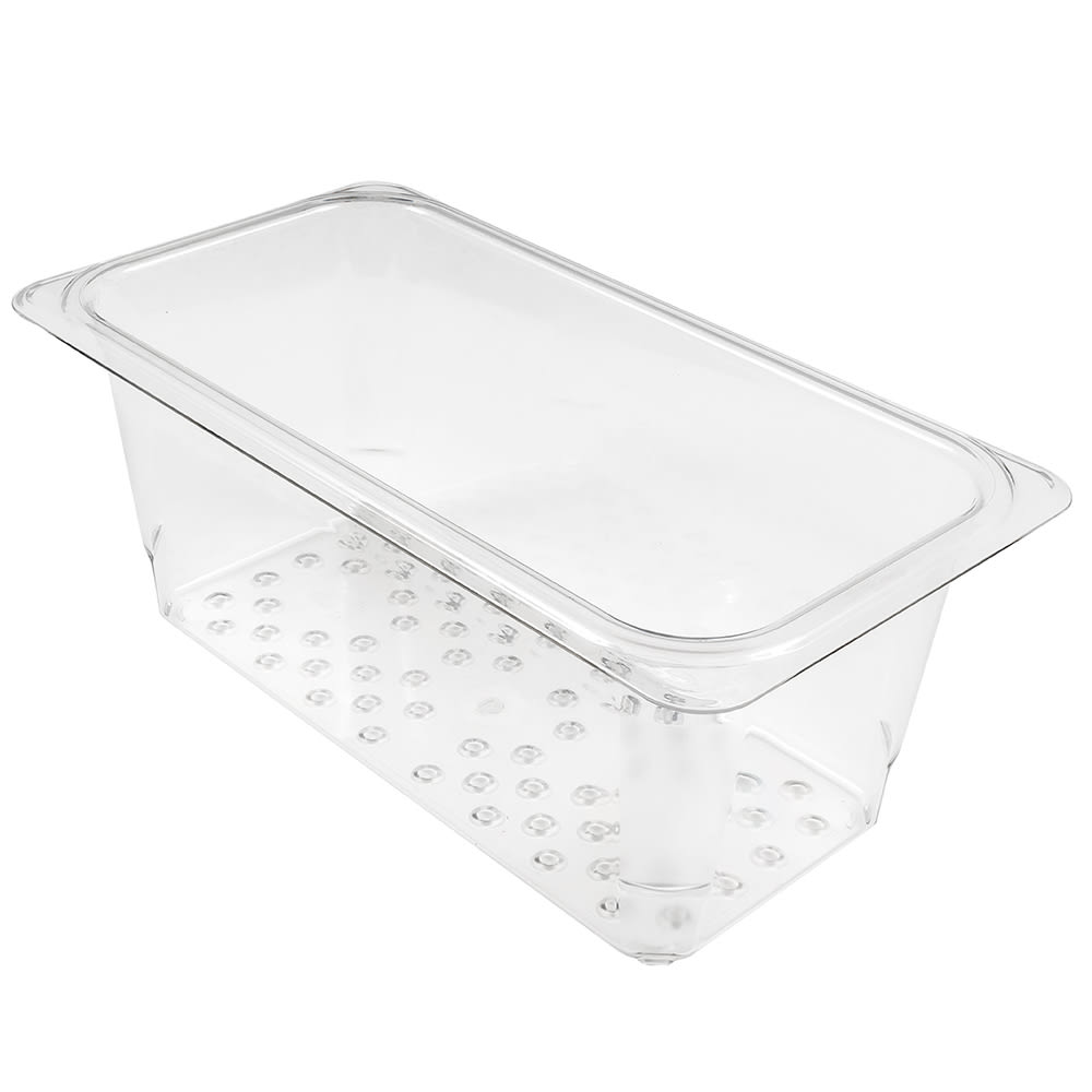 144-35CLRCW135 Camwear Colander - 1/3 Size, 5"D, Clear