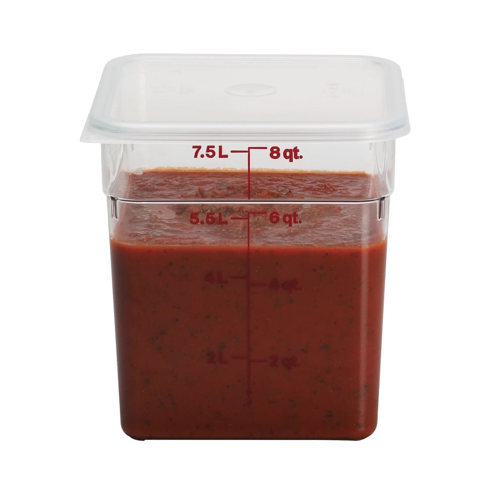 Cambro 8SFSCW135 CamSquare® Food Container 8 Qt.