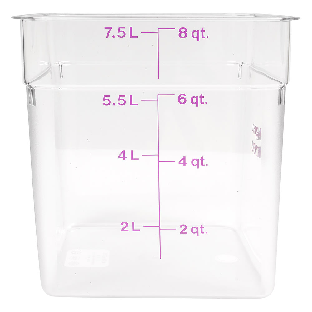 Cambro 8 Qt Square Storage Container