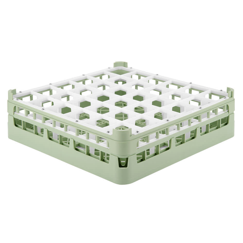 175-527791 Signature Glass Rack w/ (36) Compartments - Green