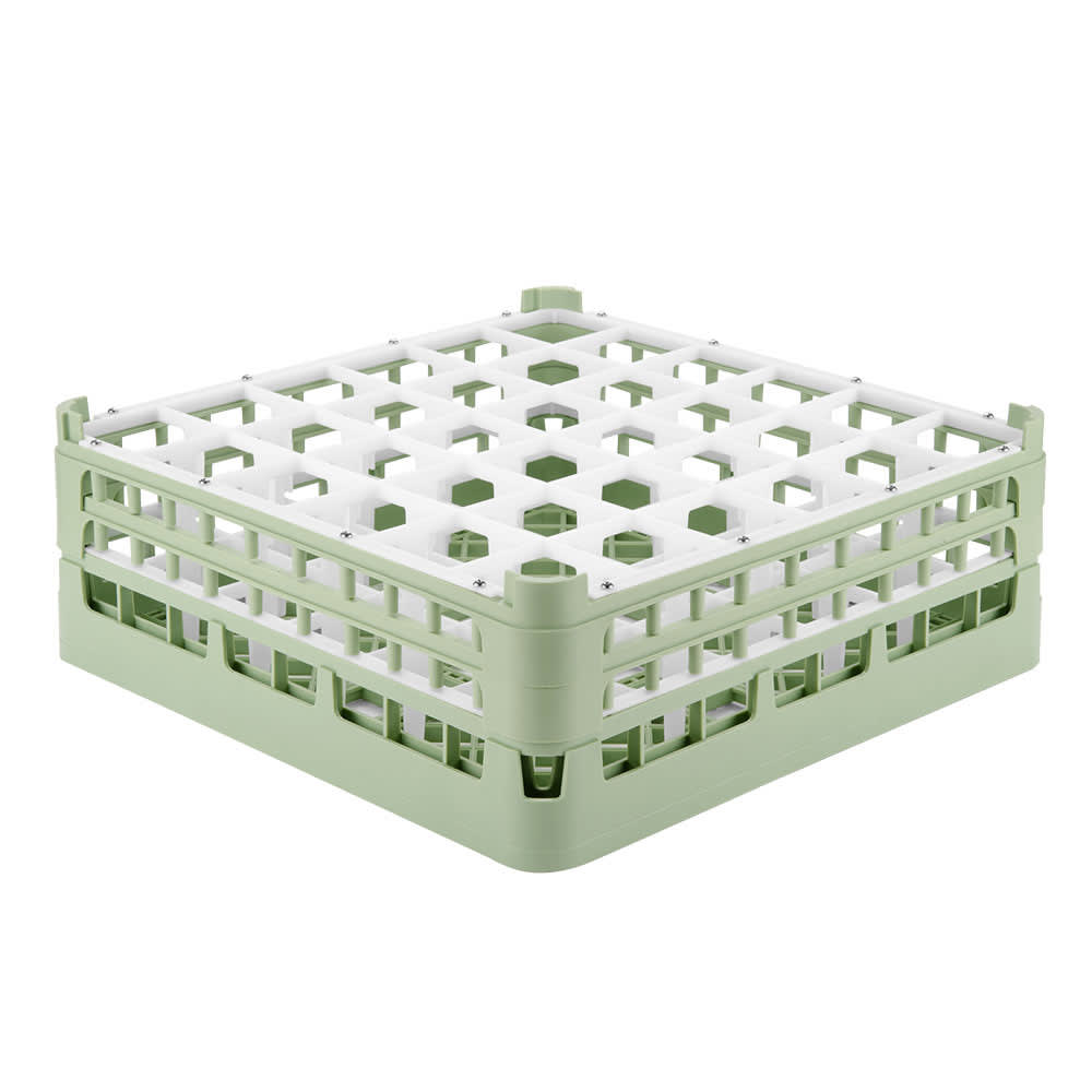 175-527801 Signature Glass Rack w/ (36) Compartments - Green