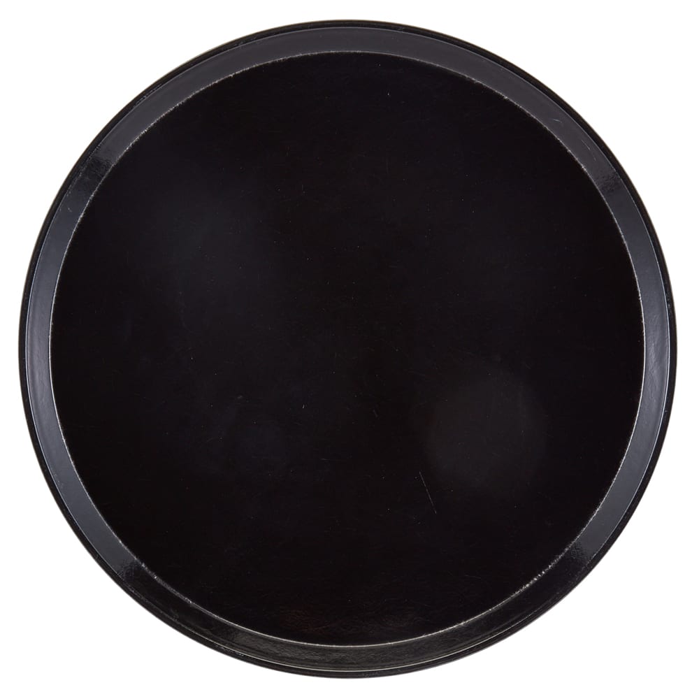 144-1600110 16" Round Serving Camtray - Fiberglass, Black