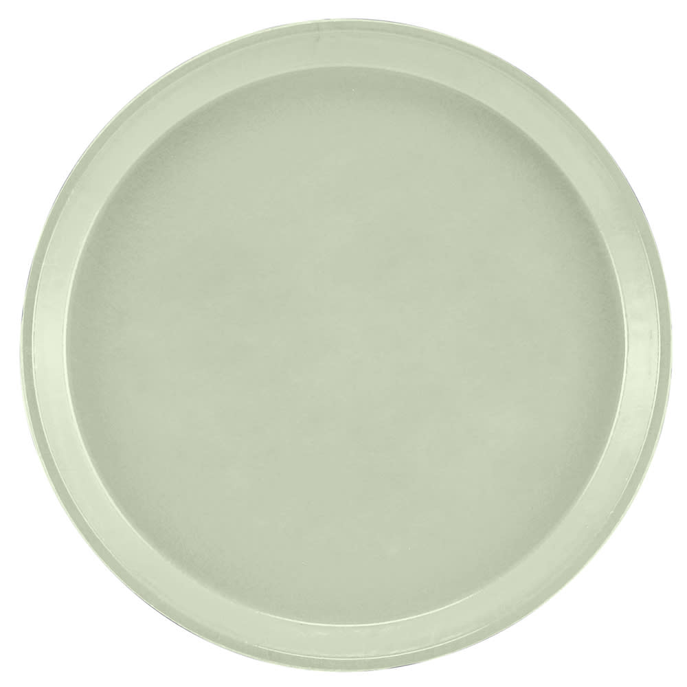 144-1200429 12" Round Serving Camtray - Fiberglass, Key Lime