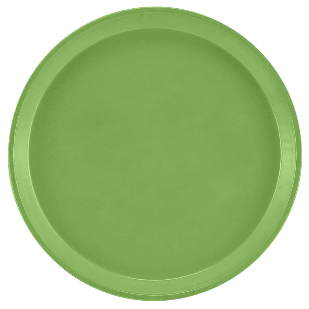 144-900113 9" Round Serving Camtray - Fiberglass, Limeade